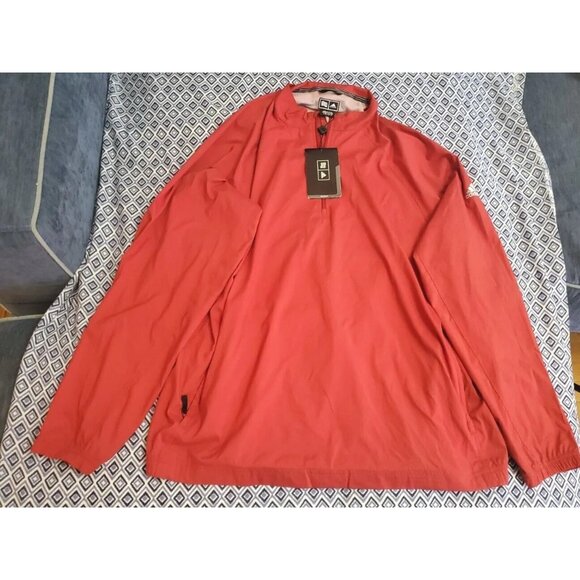 Adidas Red Fleece Jacket New NEWT Size 2XL Full Zip - Picture 2 of 9